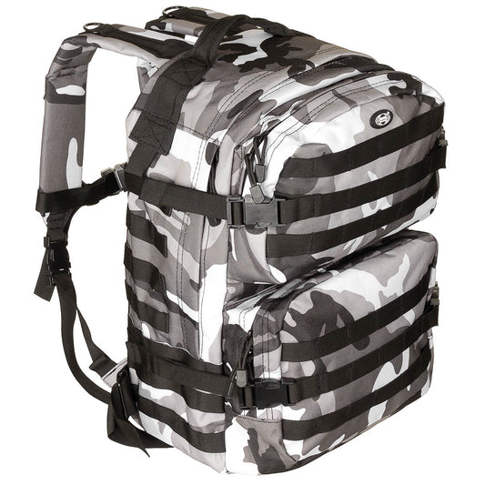 Тактическа раница Max Fuchs Assault II, 40L – Urban (Градски камуфлаж)