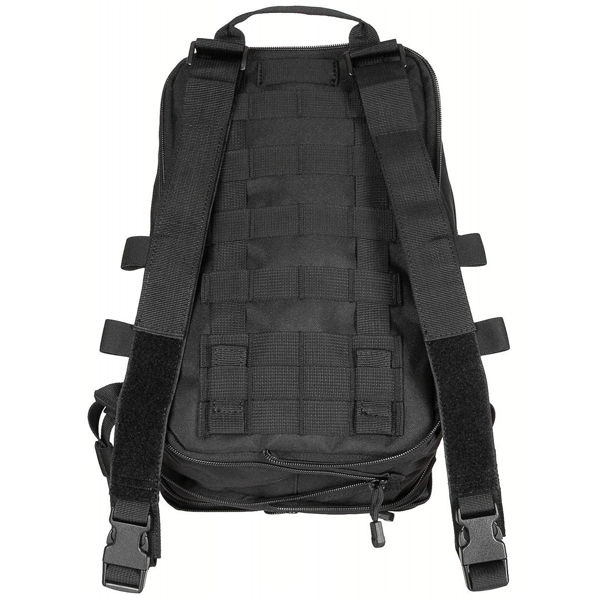 тактическа раница с molle система за закрепване черна hydration pack гръб