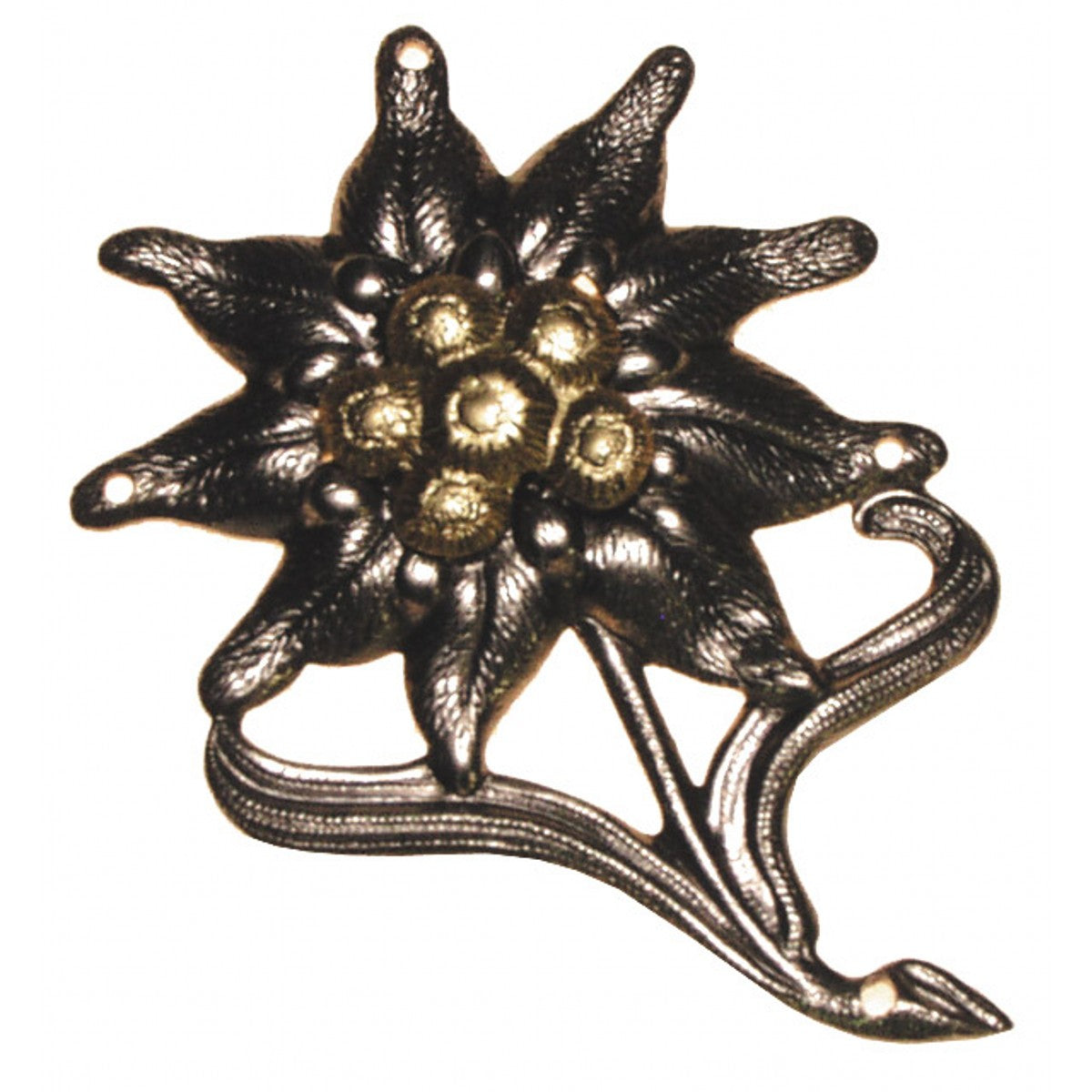 Отличителен знак за барета "Edelweiss"  , немска армия , метален