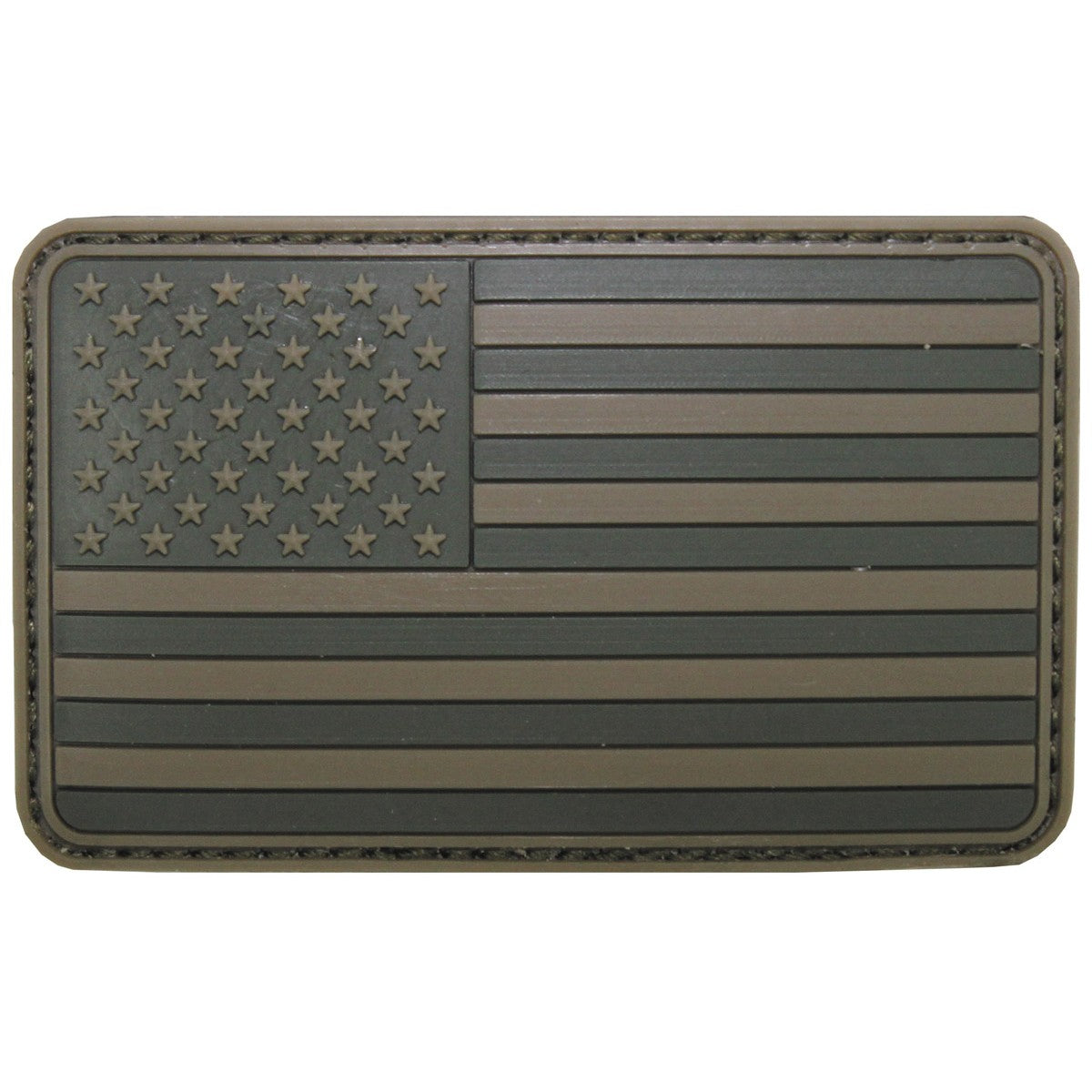 Велкро нашивка    "USA", OD green, 3D