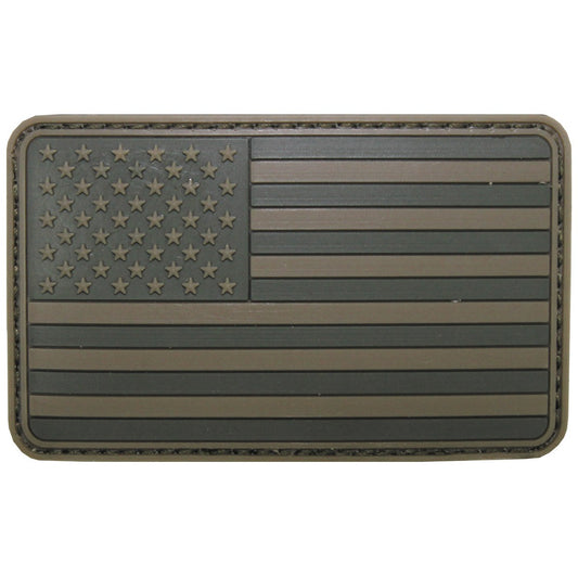 Велкро нашивка    "USA", OD green, 3D