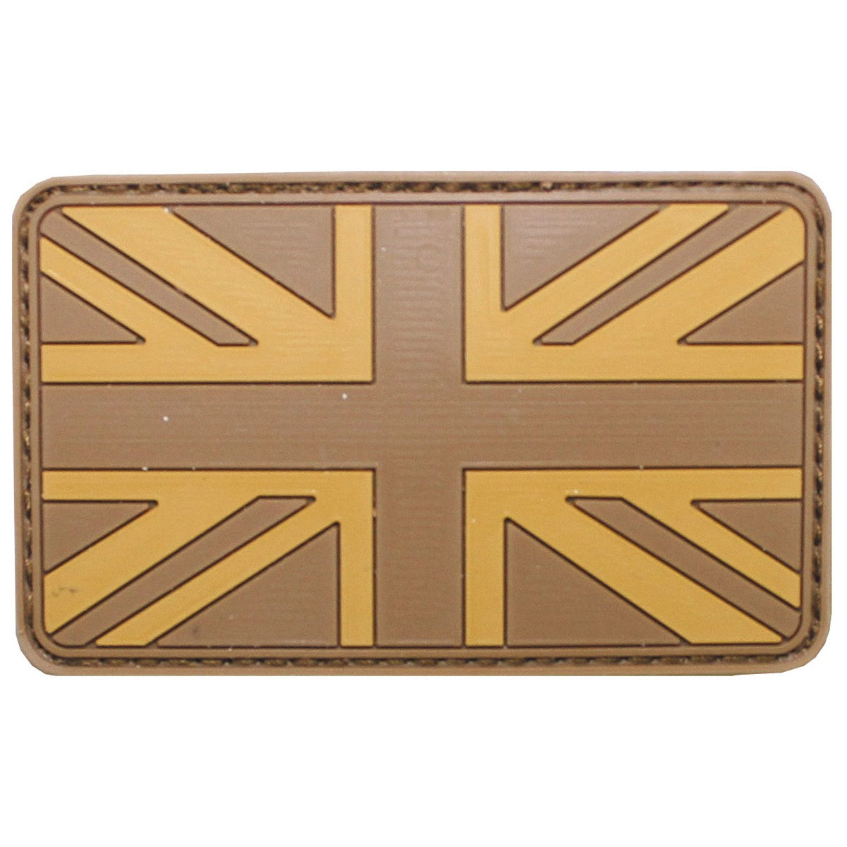 Велкро нашивка    "U. K.", desert, 3D