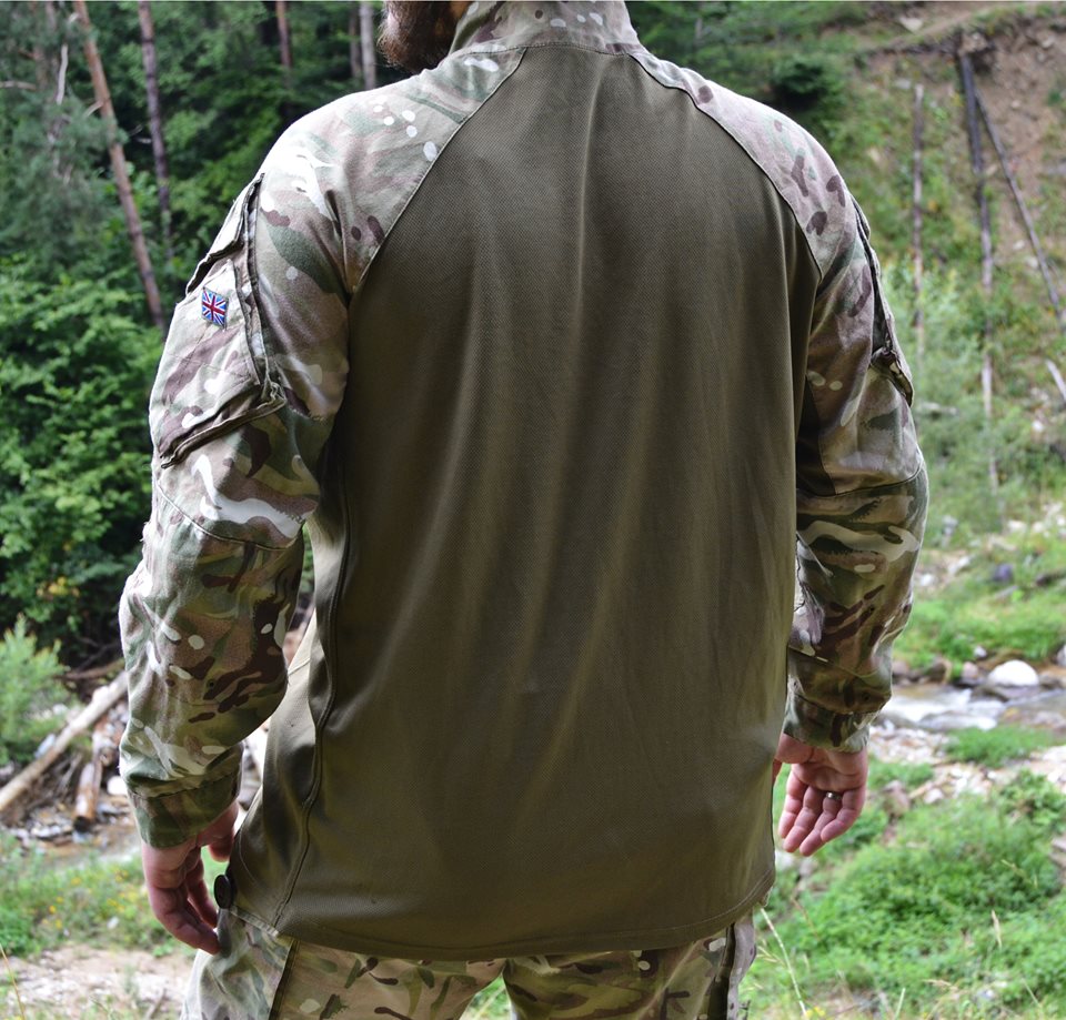 Еластанова тактическа блуза Combat Shirt "UBAS" MTP Camo