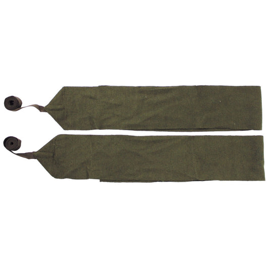 Оригинални военни вълнени гети (1943г.) – Белгийска армия, OD Green