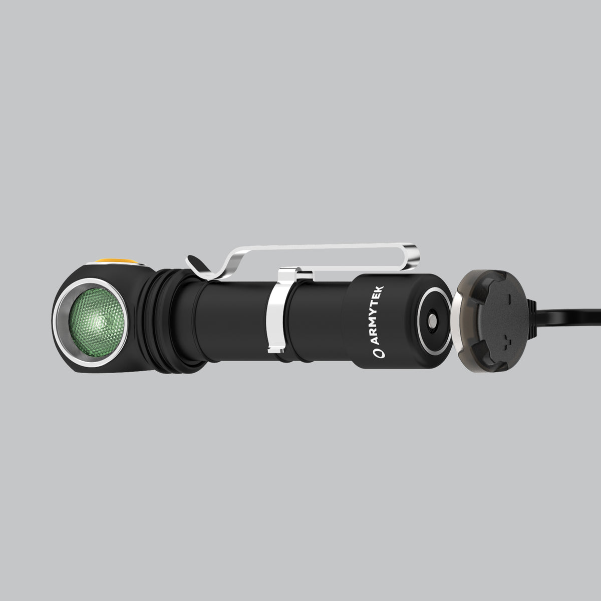 Мултифункционален челен фенер Armytek Wizard C2 WG (Бяла и Зелена светлина), 1020 lm