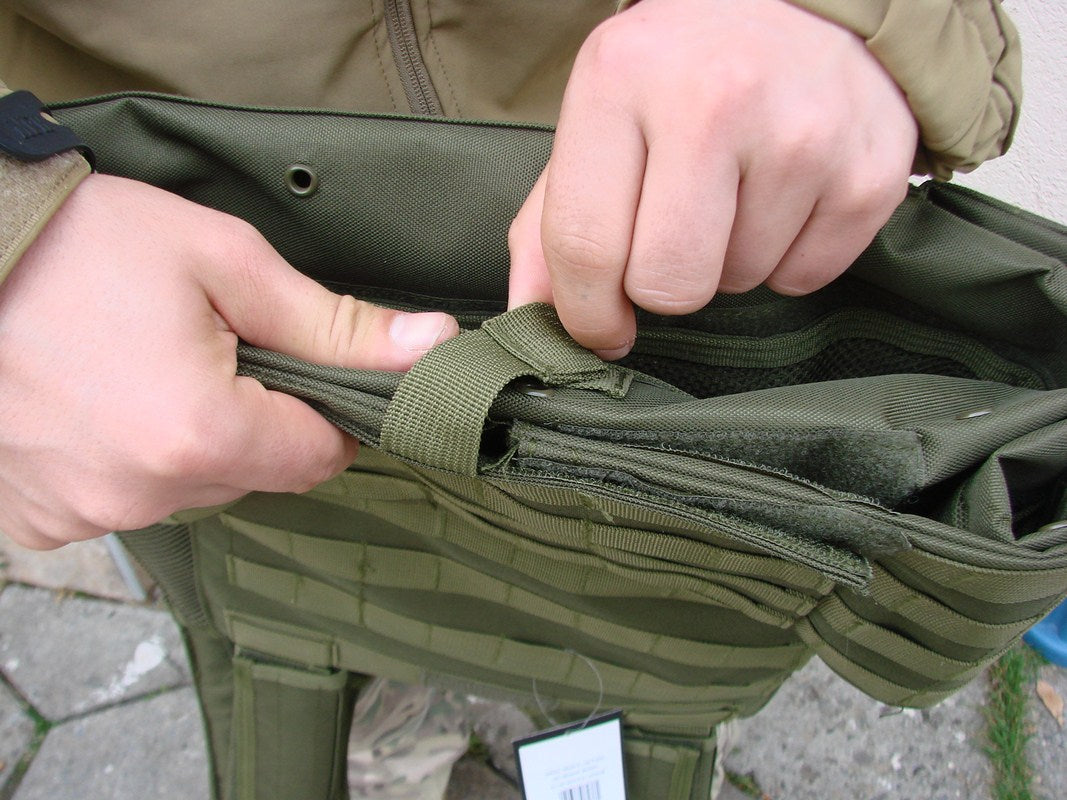 Тактическа жилетка , модулна , модел "Molle II" , цвят черен