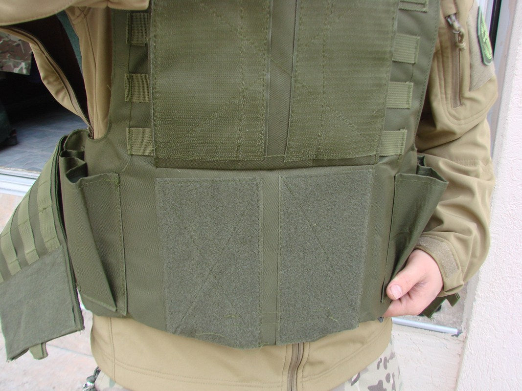 Тактическа жилетка , модулна , модел "Molle II" , цвят черен