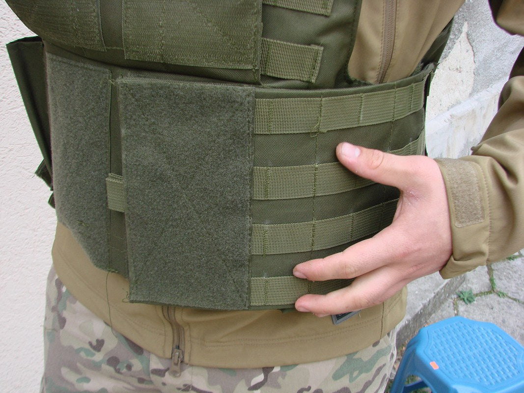 Тактическа жилетка , модулна , модел "Molle II" , цвят черен