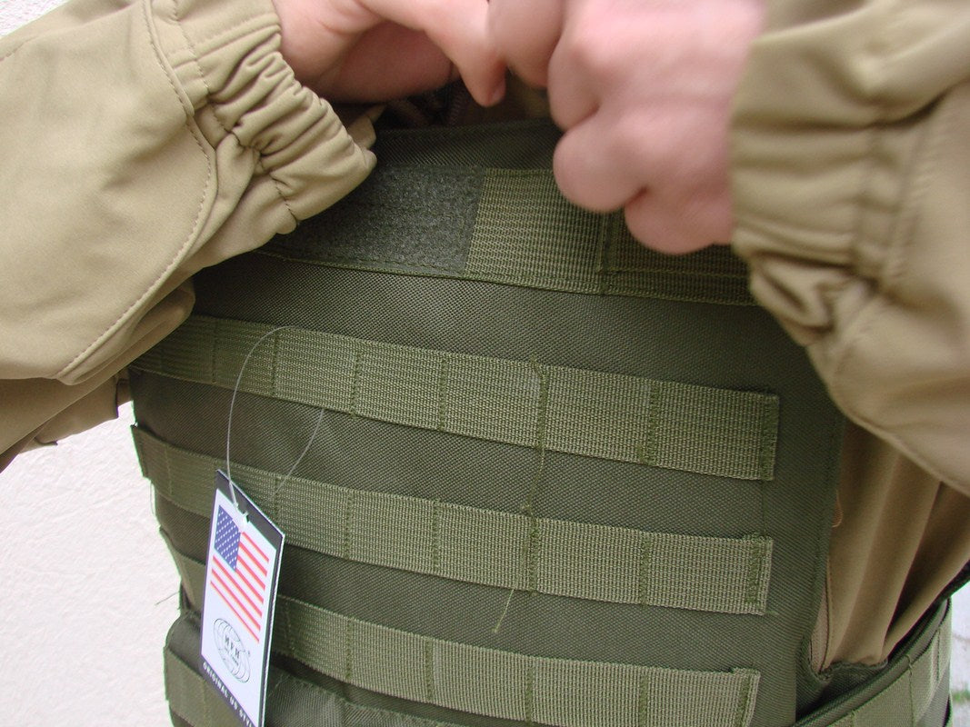 Тактическа жилетка , модулна , модел "Molle II" , цвят черен