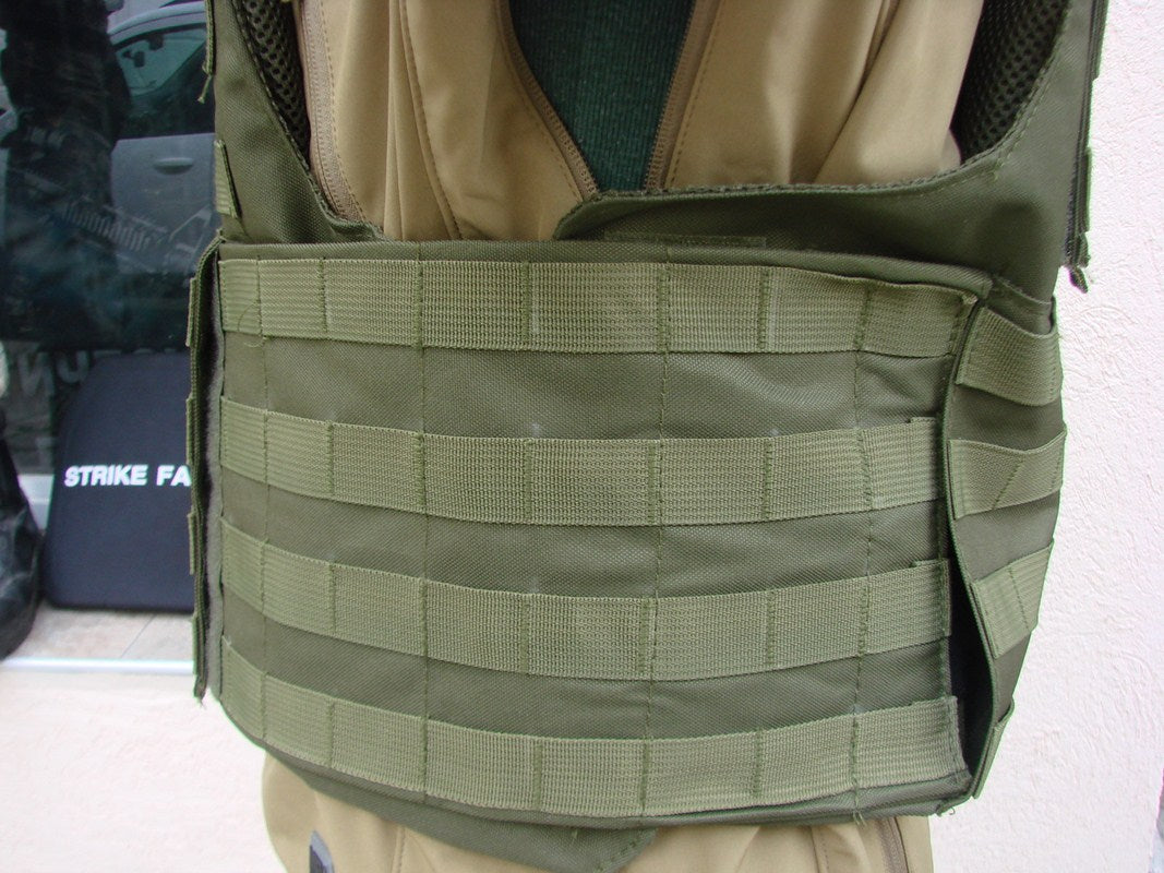 Тактическа жилетка , модулна , модел "Molle II" , цвят черен