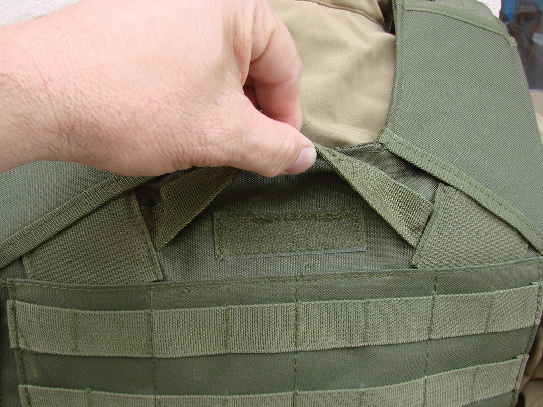 Тактическа жилетка , модулна , модел "Molle II" , цвят черен