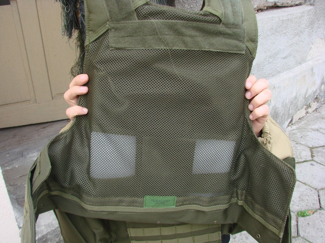 Тактическа жилетка , модулна , модел "Molle II" , цвят черен