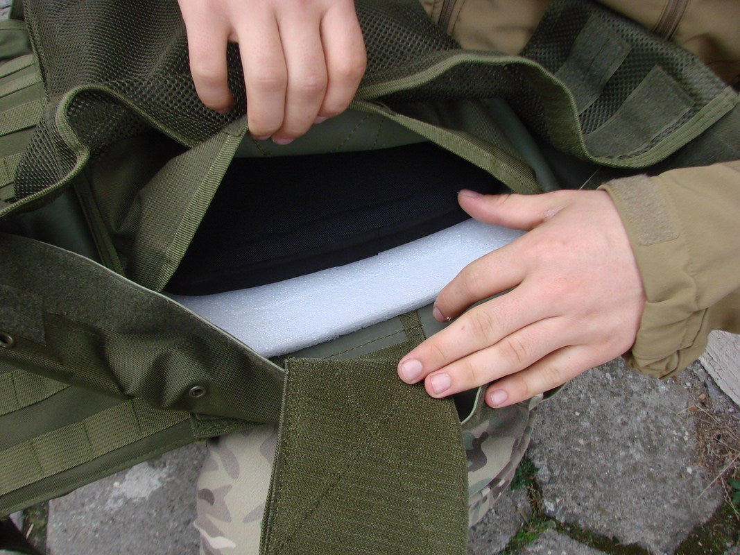 Тактическа жилетка , модулна , модел "Molle II" , цвят черен