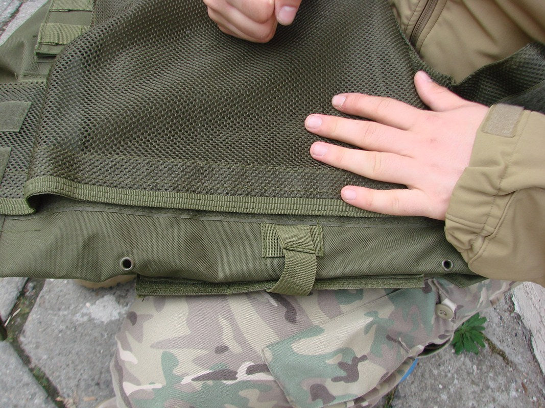 Тактическа жилетка , модулна , модел "Molle II" , цвят черен