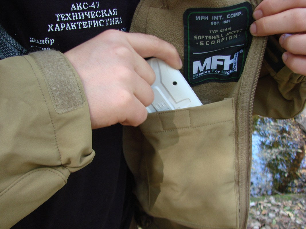 Тактическо яке Soft Shell "Scorpion" Coyote Tan