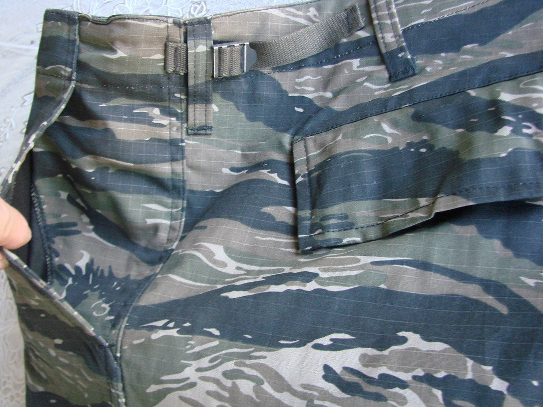 Къси камуфлажни панталони US BDU Bermuda  Rip Stop tiger stripe   100% памук   рип стоп