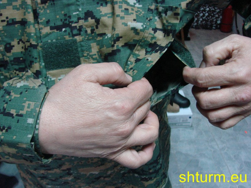Риза  тактическа US Field ACU Rip Stop Digital Woodland