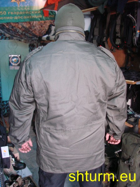 Шуба ,  модел '' U S  M65 O.D.''  с подплата .