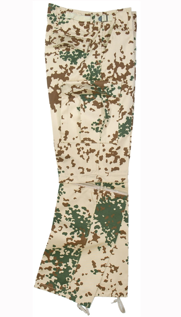 Тактически камуфлажен панталон US Army Tropical Camo Zip-Off Jungle със свалящи се крачоли, код 020567 – изглед отпред.