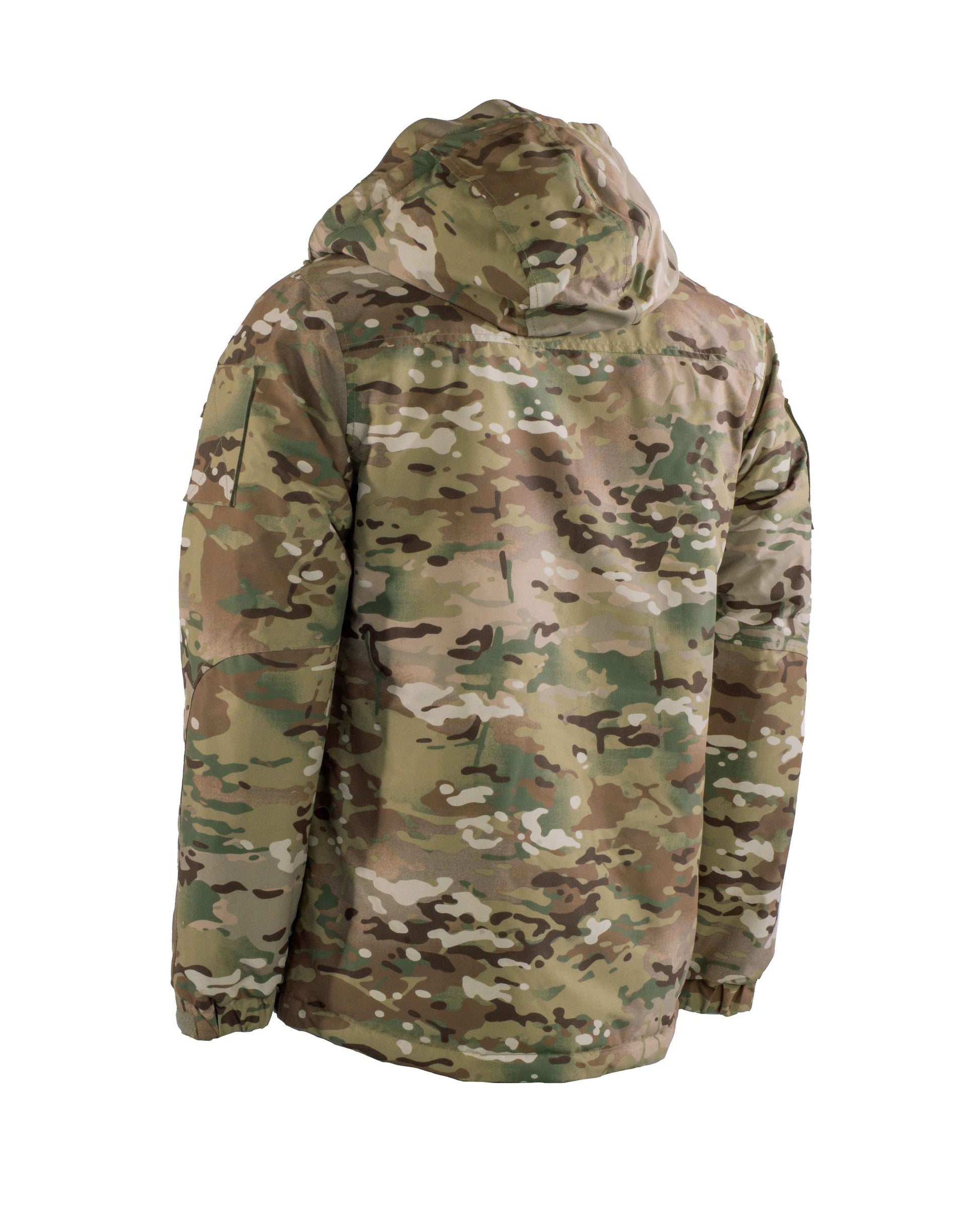 Тактическо зимно яке AB ECW Level 7 MultiCam с PrimaLoft изолация преден план