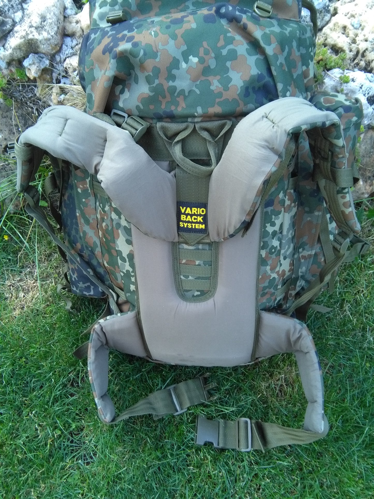 Раница , камуфлажна , туристическа , 80+20 л , "Mountain", BW camo, w/2 side bags.