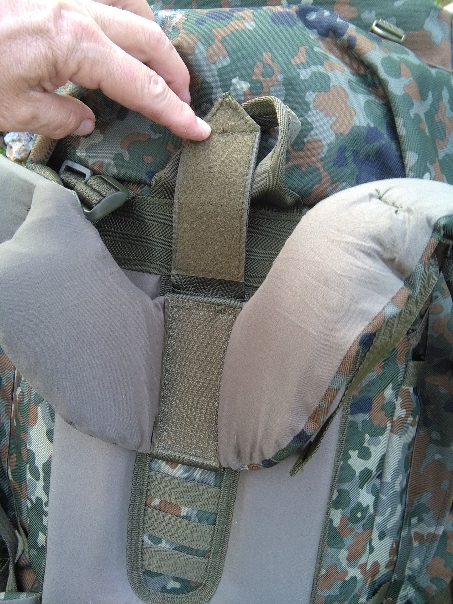Раница , камуфлажна , туристическа , 80+20 л , "Mountain", BW camo, w/2 side bags.