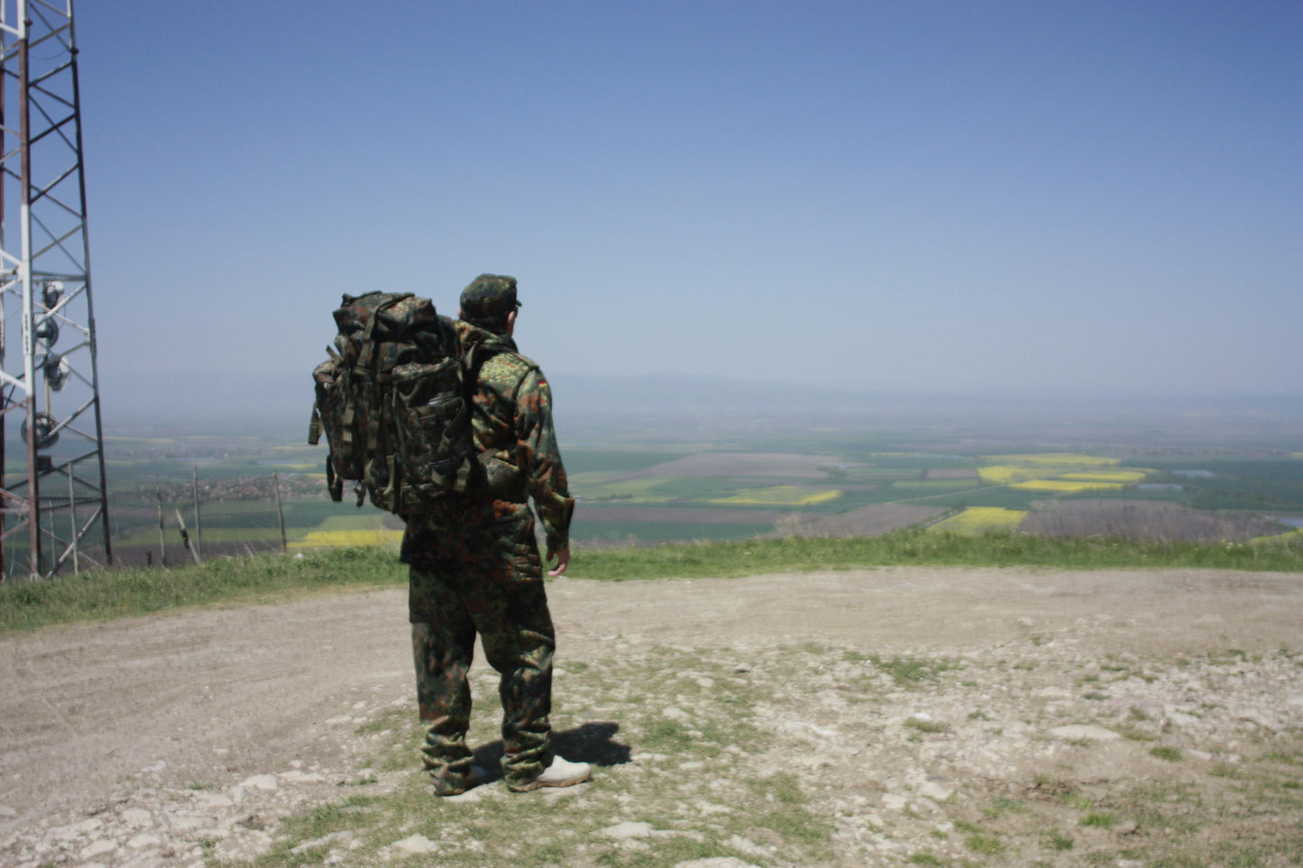 Раница , камуфлажна , туристическа , 80+20 л , "Mountain", BW camo, w/2 side bags.