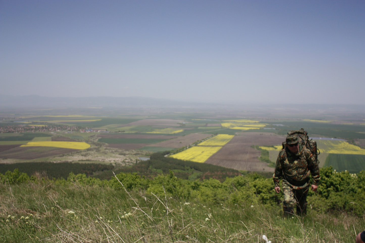 Шуба от немската армия, полева, модел парка , флектарн камо , ползвана