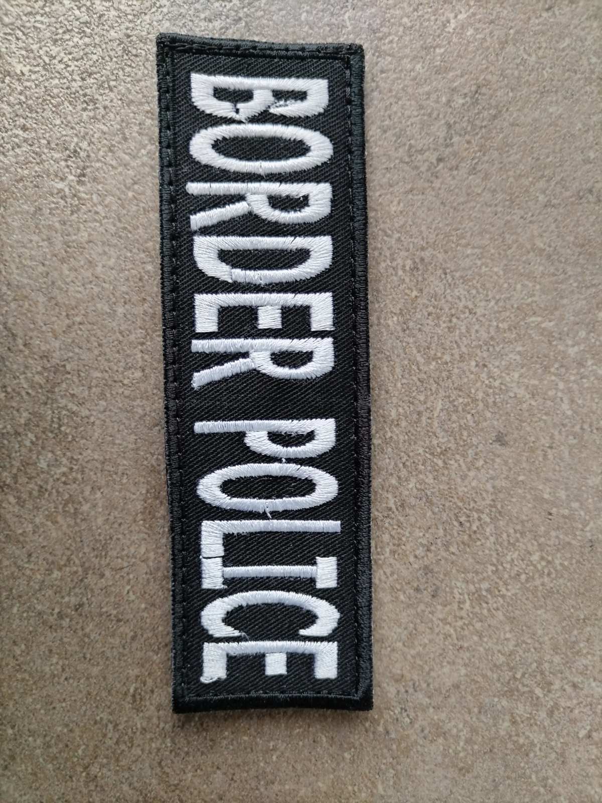 Велкро нашивка '' BORDER POLICE '' 13Х4 см
