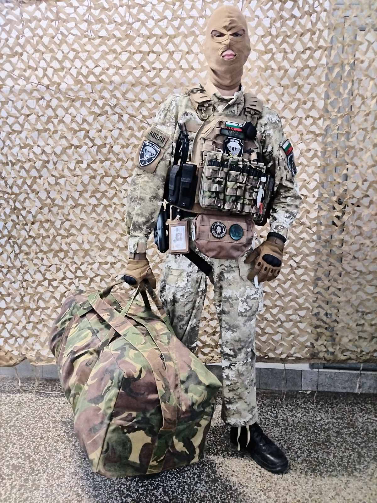Оригинален пилотски сак DPM Camo – Нидерландска армия (Dutch Army) , ползван