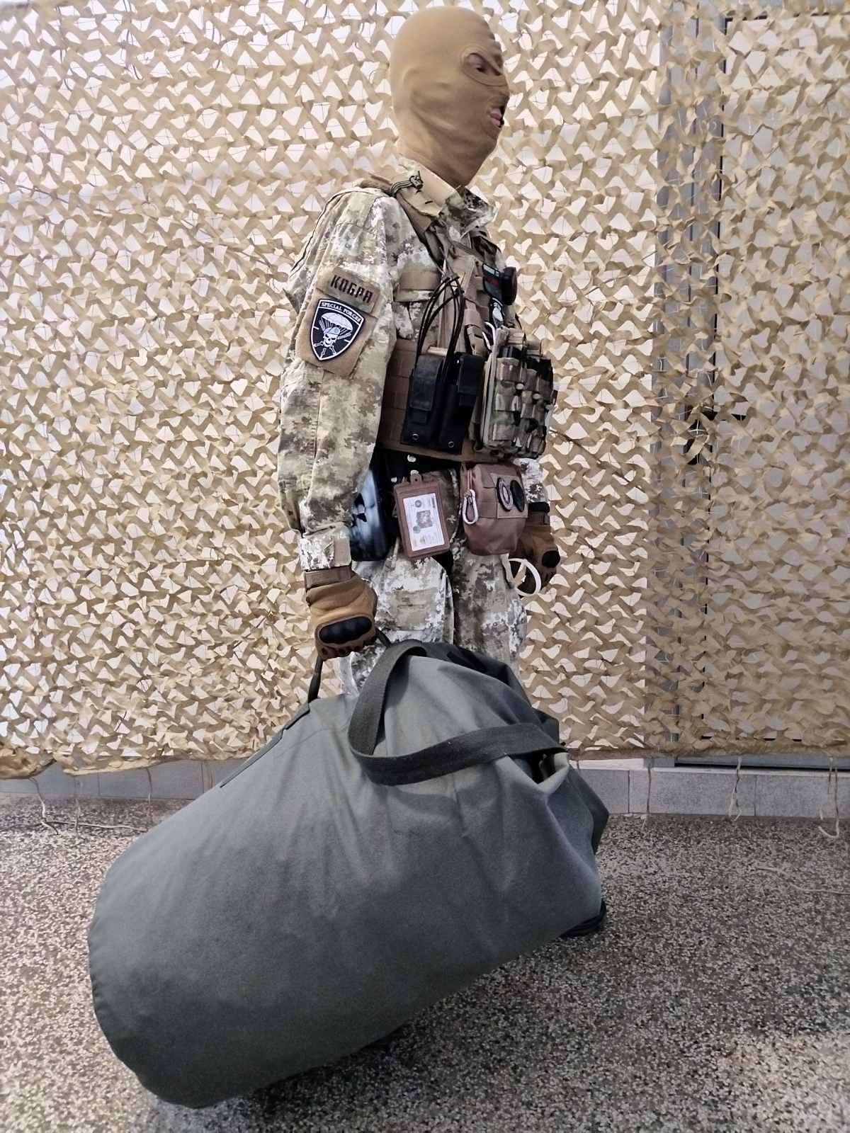 Военен сак от армията на Нидерландия ползван