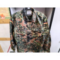 Оригинална риза  ''  FLECKTARN '' от немската армия , военен резерв