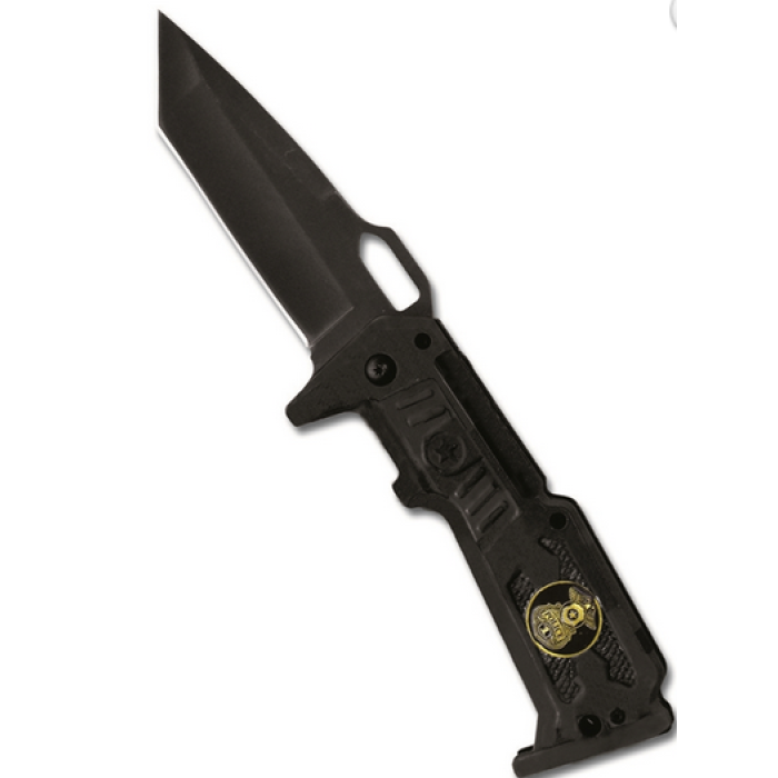 Сгъваем нож ′police′ черен