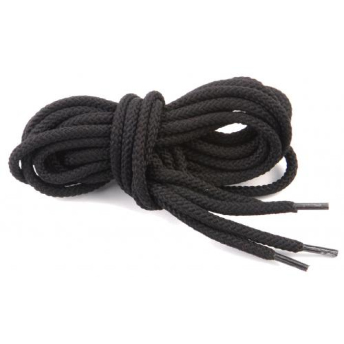 ЧЕРНИ ВРЪЗКИ ЗА КУБИНКИ KNIGHTSBRIDGE С 10 ДУПКИ - 195 СМ