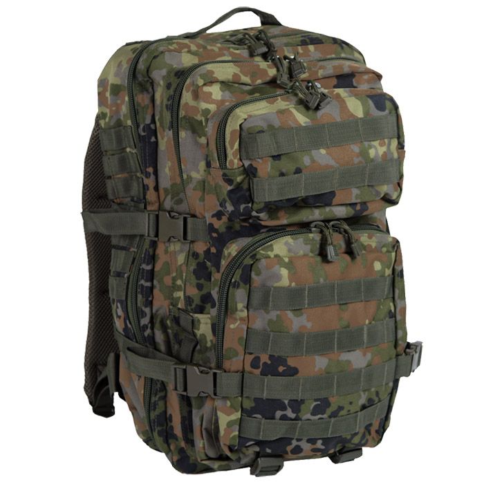 Тактическа раница MIL-TEC Assault I Large, 36L, Flecktarn – Код 14002221