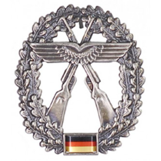 Отличителен знак за барета´LUFTWAFFEN-SICHERUNG´  немска армия   метален