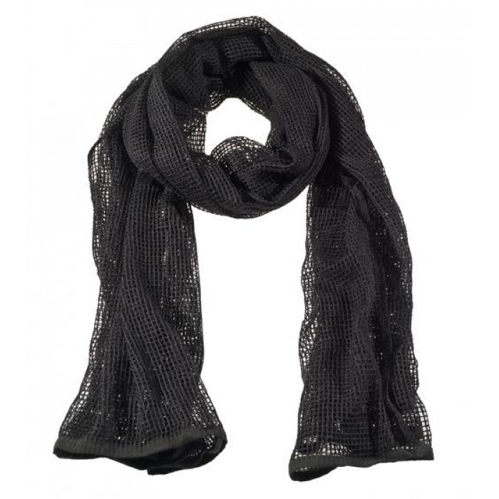 Снайперистки мрежест шал , 190х90 см , черен