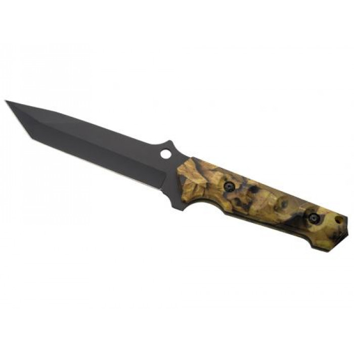 Боен нож '' COMBAT'' с ръкохватка  ''JUNGLE CAMO''