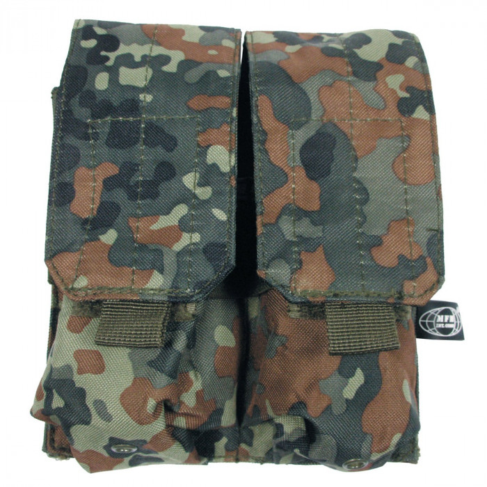 Тактически калъф за муниции , двоен ,  "MOLLE   BW camo''