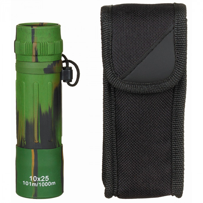 Монокъл 10х25 , '' woodland'' камо