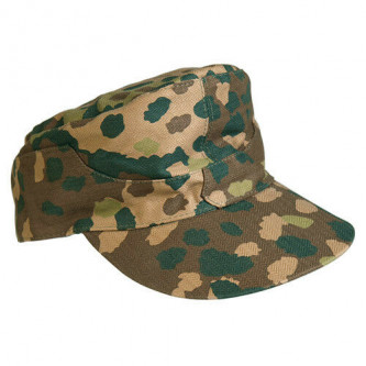Немска военна шапка от Втората световна война ''WW2  ELITE M44  Repro'' - 100% памук , грахов камуфлаж.