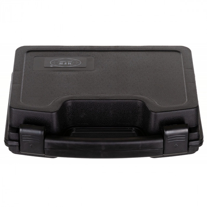 Калъф за пистолет, пластмасов, малък, заключващ се, черен