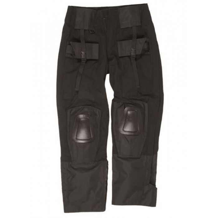 Панталон тактически '' MIL-TEC WARRIOR Black  '' с вградени протектори за колене