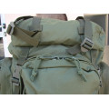 Раница , туристическа, вместимост 55литра , камуфлажна , ''олив'' , със самар .