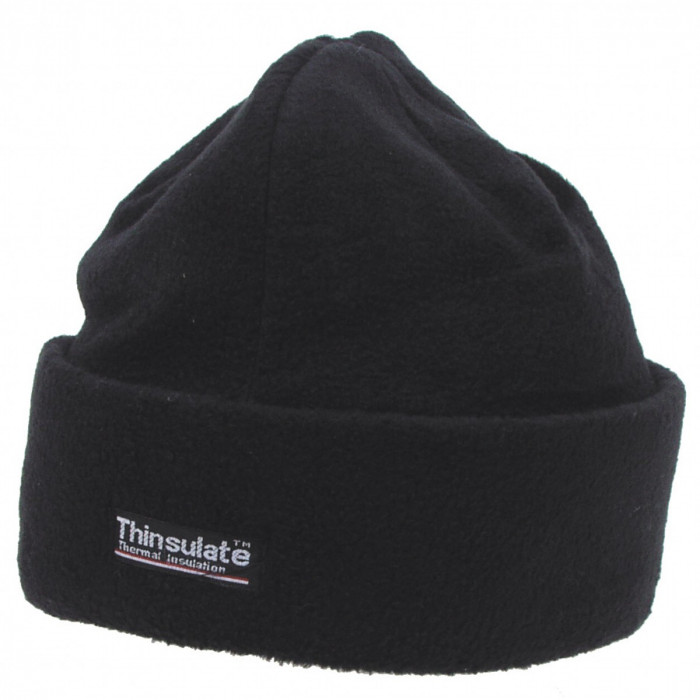 Шапка , пoлар , черна , тинсулейт.