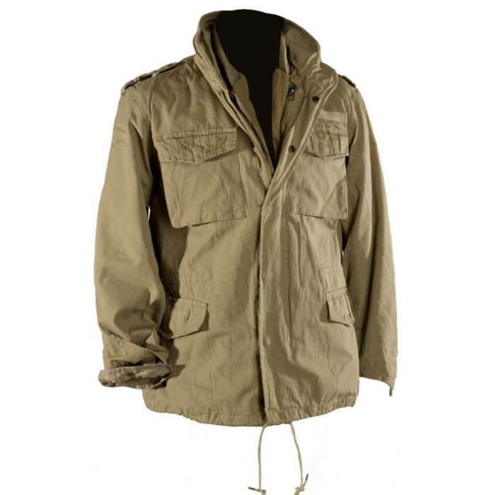 Яке , зимно , модел'' M65 ´VINTAGE´ STONE-WASHED '' , цвят '' койот''