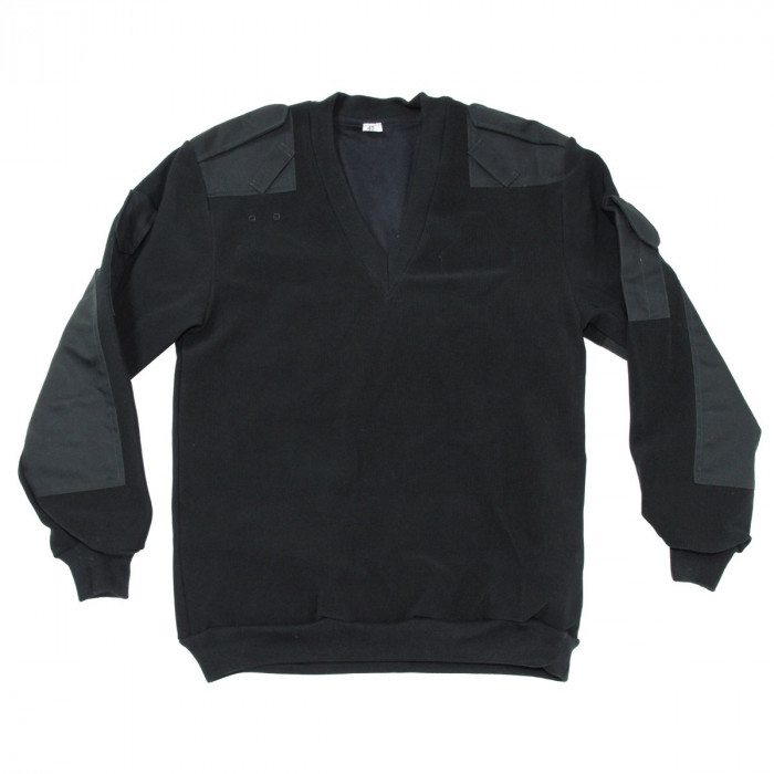 Британски военен пуловер , ветроустойчив   ,цвят ''петрол'' ,  V-образна яка, стари складови наличности .