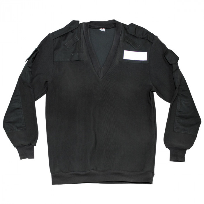 Британски военен пуловер  ,цвят ''петрол'' ,  V-образна яка, стари складови наличности .