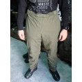 Панталон водоустойчив ''горетекс''зимен ватиран , немска армия , олив , цял страничен цип.