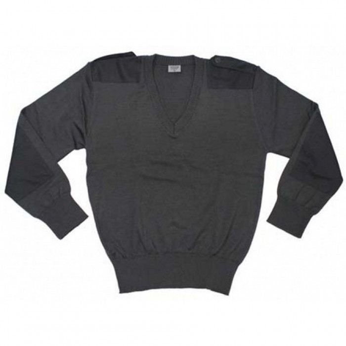 Пуловер от армията на Австрия , цвят сив , стари складови наличности .